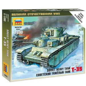 Char d‘assaut T-35 - Zvezda 6203 Seulement Aujourd'hui