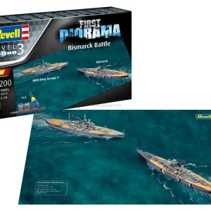1er Set Diorama Bataille Bismarck 1/1200 - Revell 05668 Réduction