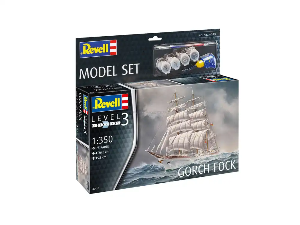 Soldes Model set Gorch Fock 1/350 - Revell 65432