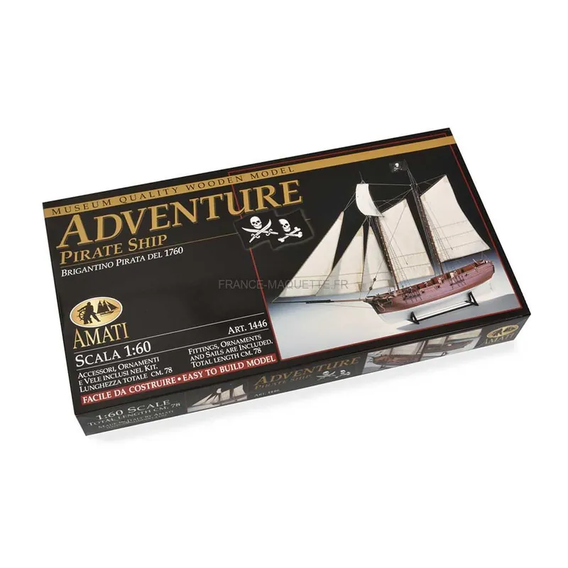 Bateau Pirate ‘Adventure‘ 1760 - Amati 1446 Vente Flash
