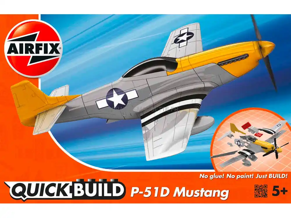 Vente Flash QUICK BUILD Mustang P-51D - AIRFIX J6016