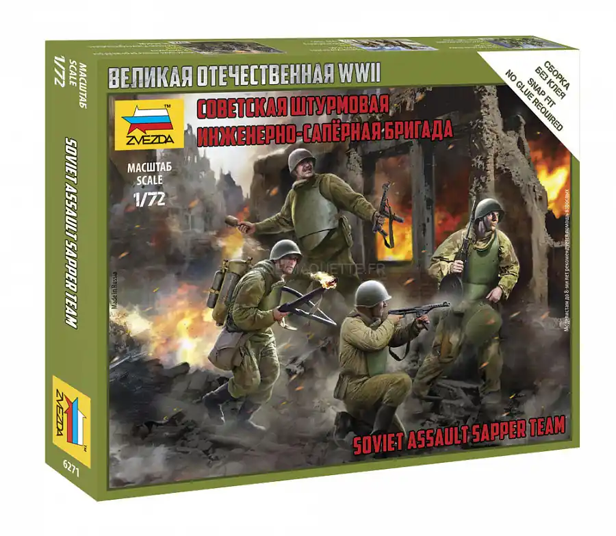 Sapeurs d’Assaut Soviétiques 1/72 - Zvezda 06271 Dernier Modèle