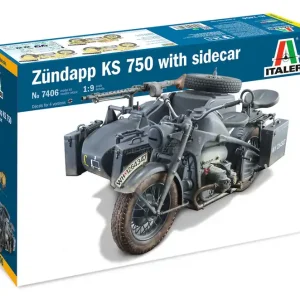 Zündapp KS 750 Sidecar - Italeri 7406 Usine Directe