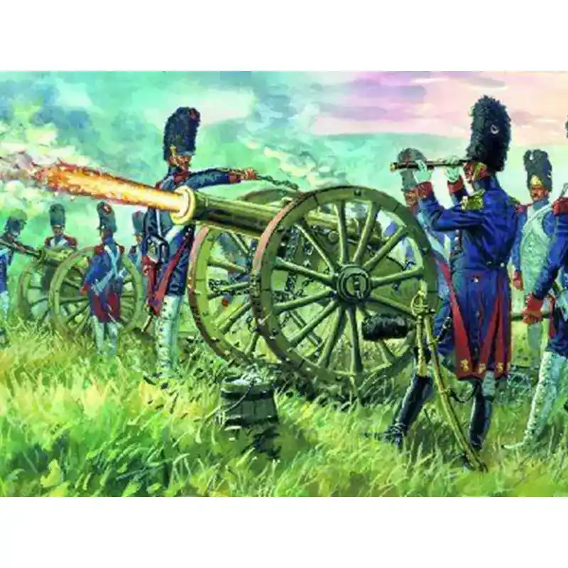 Waterloo ITALERI 6135 - Artillerie française garde impériale - 1/72 Pas Cher
