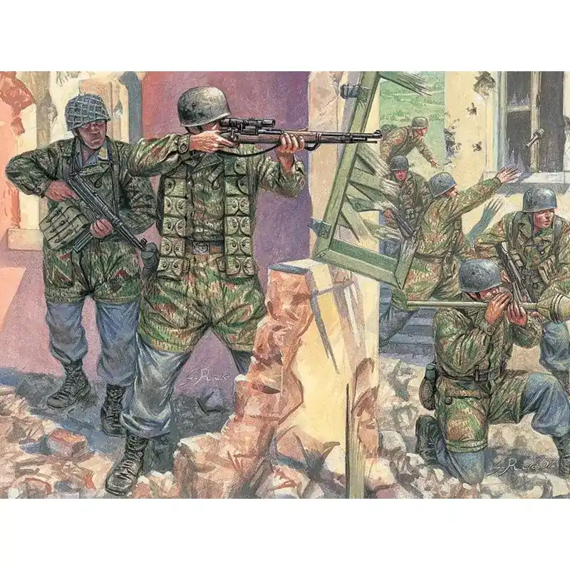 2nde guerre mondiale ITALERI 6045 - Parachutistes allemands - 1/72 Offre Limitée