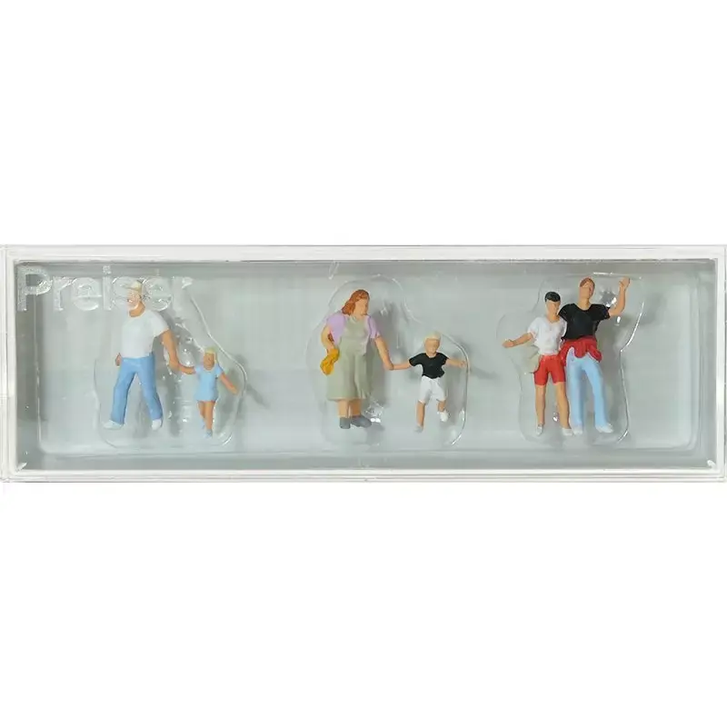 Prix Réduit PREISER 10326 Passants Pressés - HO 1/87