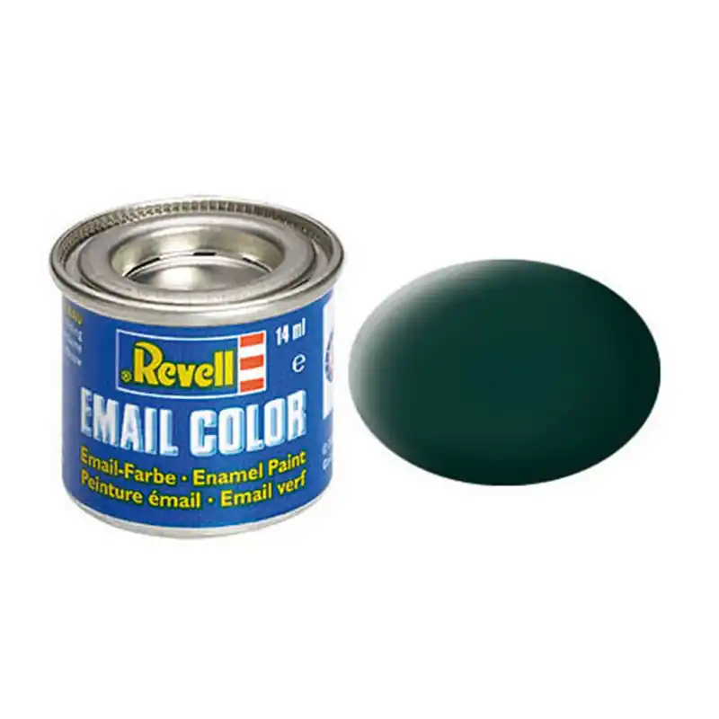 REVELL 32140 Noir-Vert Mat Revell 40 Peinture Email Enamel - 14ml Prix Réduit