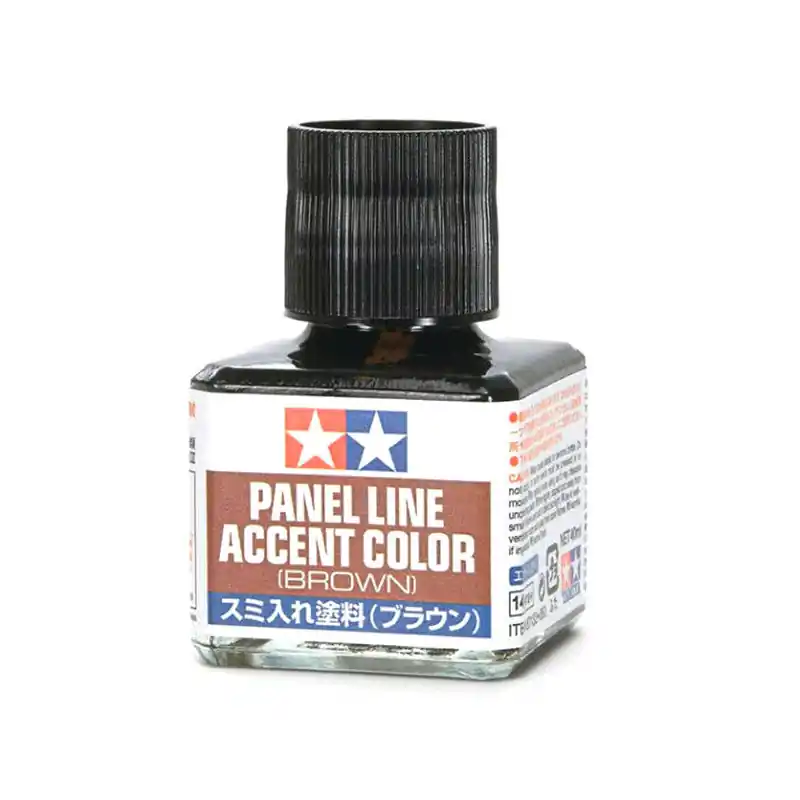 Solde Jus enamel Brun Panel Line 40ml TAMIYA 87132