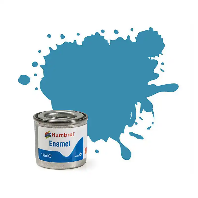 Commande En Gros peinture enamel 14ml AA0521 Humbrol 48 - Gloss Mediterranean Blue (Bleu Méditerranée Brillant)