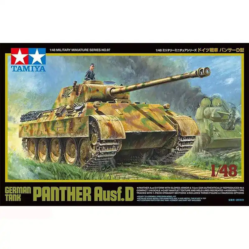 Quantité Limitée Tamiya 32597 Panther Ausf,D - 1/48