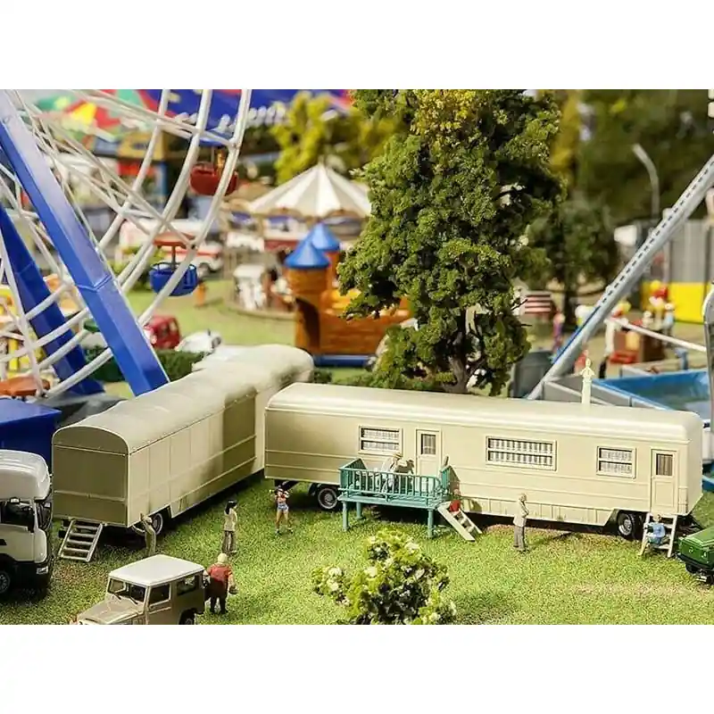 Commander Vite FALLER 140481 Remorque Et Caravane SET 2 - HO 1/87
