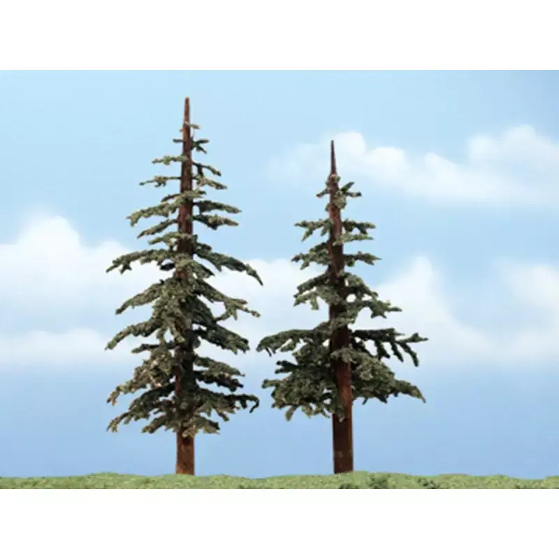 Achetez Aujourd'hui TR1628 2x Pin Tordu 15,2-12,7 Cm - HO-1/87 WOODLAND SCENICS - Arbre Premium