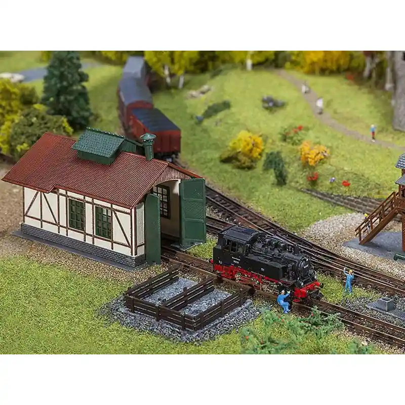 FALLER 222108 Remise À Locomotive Et Poste De Cantonnement - N 1/160 Prix Réduit