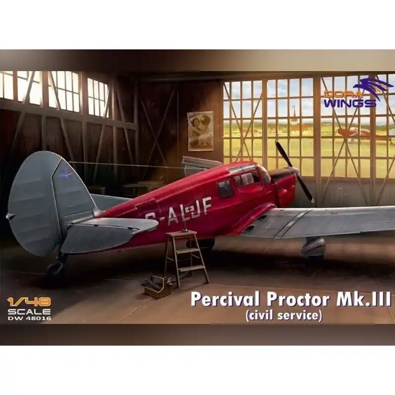 DORA WINGS 48016 Maquette Percival Proctor Mk. III (Civil) - 1/48 Meilleure Vente