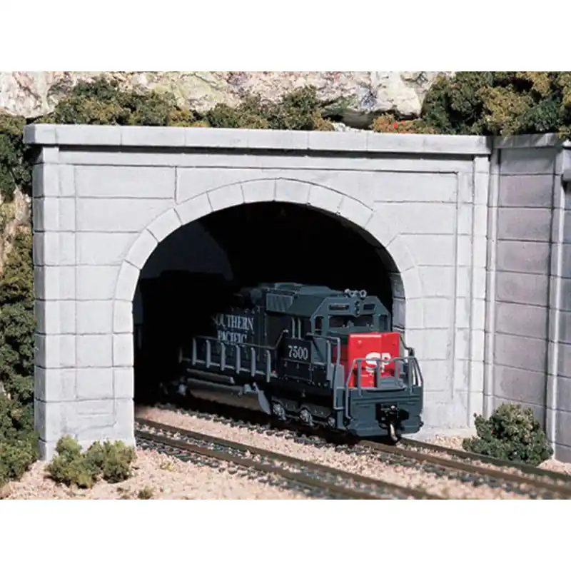 WOODLAND SCENICS C1156 Tunnel Double Voie Type Béton En Plâtre - N 1/160 Prix Bas
