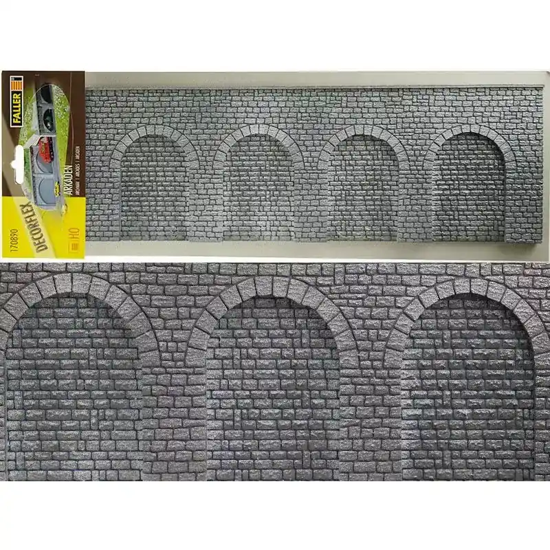 FALLER 170890 Arcades En Pierres Naturelles Decorflex - HO 1/87 Achat Immédiat