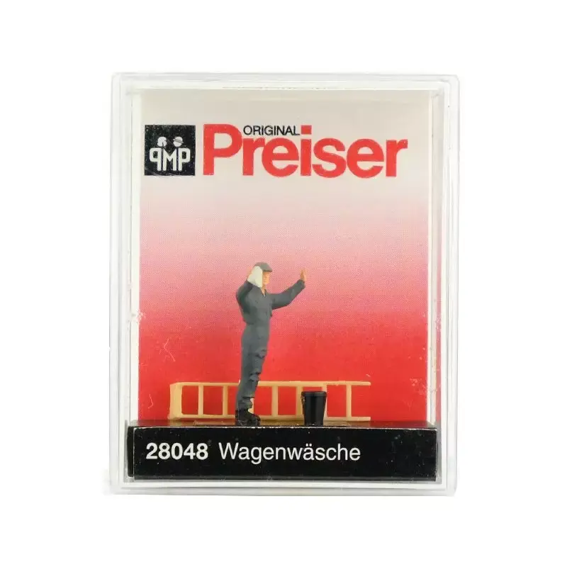 Offre Spéciale PREISER 28048 Laveur De Vitre - HO 1/87