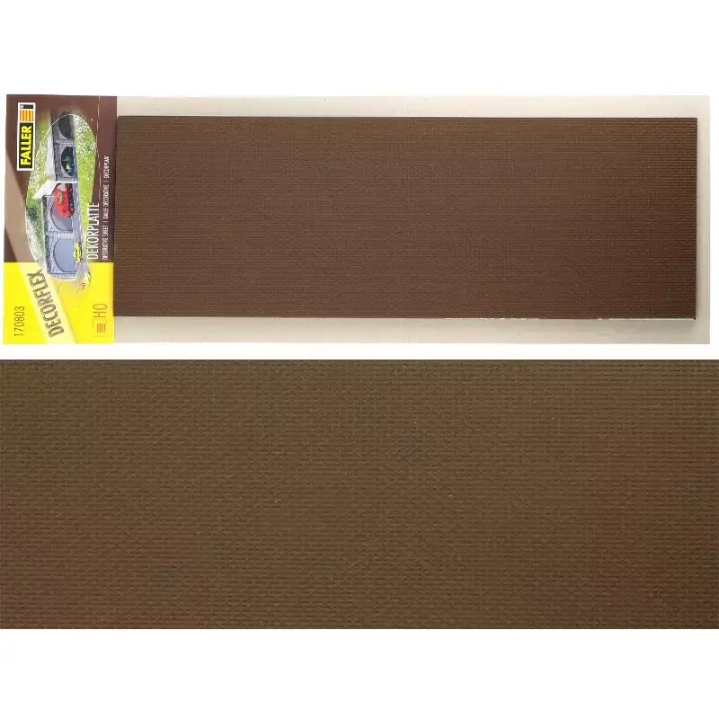 Must-Have FALLER 170803 2x Murs Briques Marron Decorflex - HO 1/87