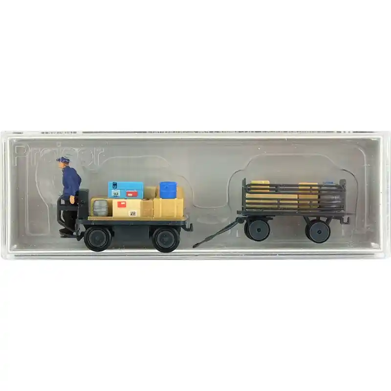 PREISER 10256 Conducteur De Chariot Électrique Époque III - HO 1/87 Certifié