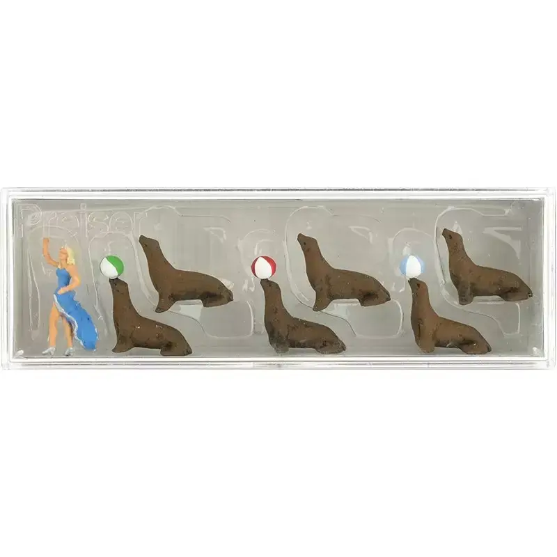 PREISER 20260 Spectacle D‘otaries - HO 1/87 Nouvelle Collection