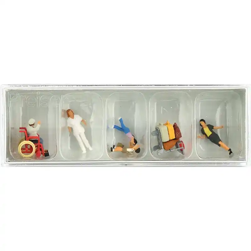PREISER 10465 Voyageurs Avec Bagages - HO 1/87 Meilleur Prix