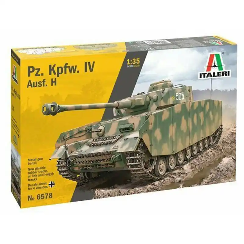 Quantité Limitée ITALERI 6578 Panzer IV Ausf.H - 1/35