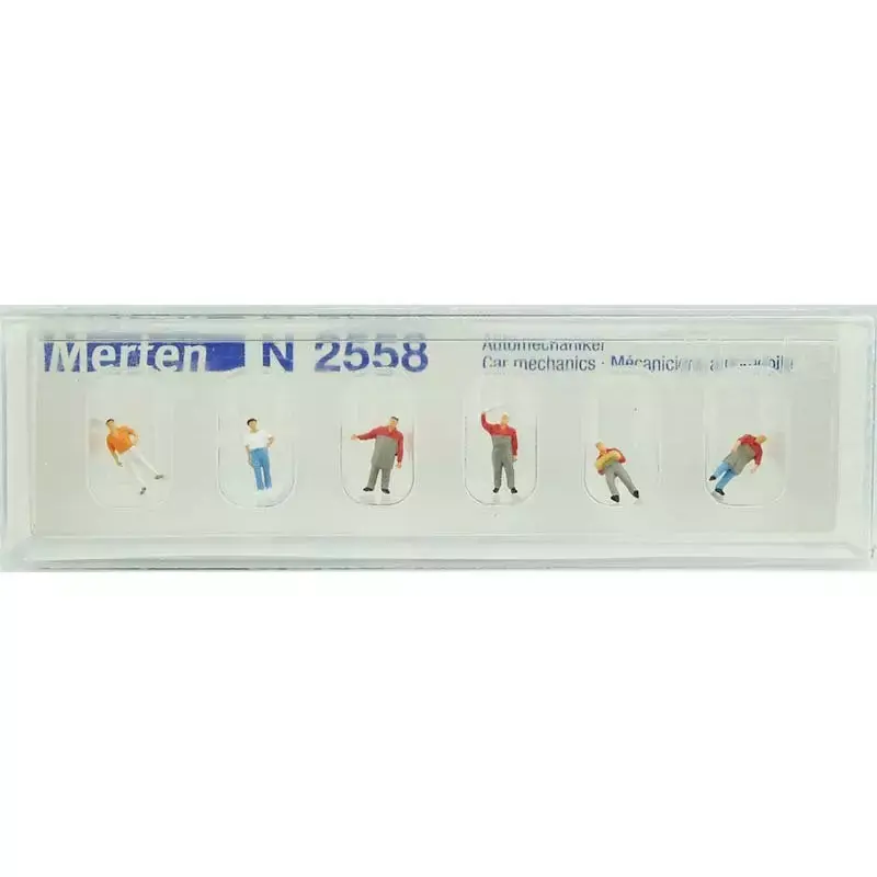 MERTEN 2558 6 Mécaniciens Automobiles - N 1/160 Réduction