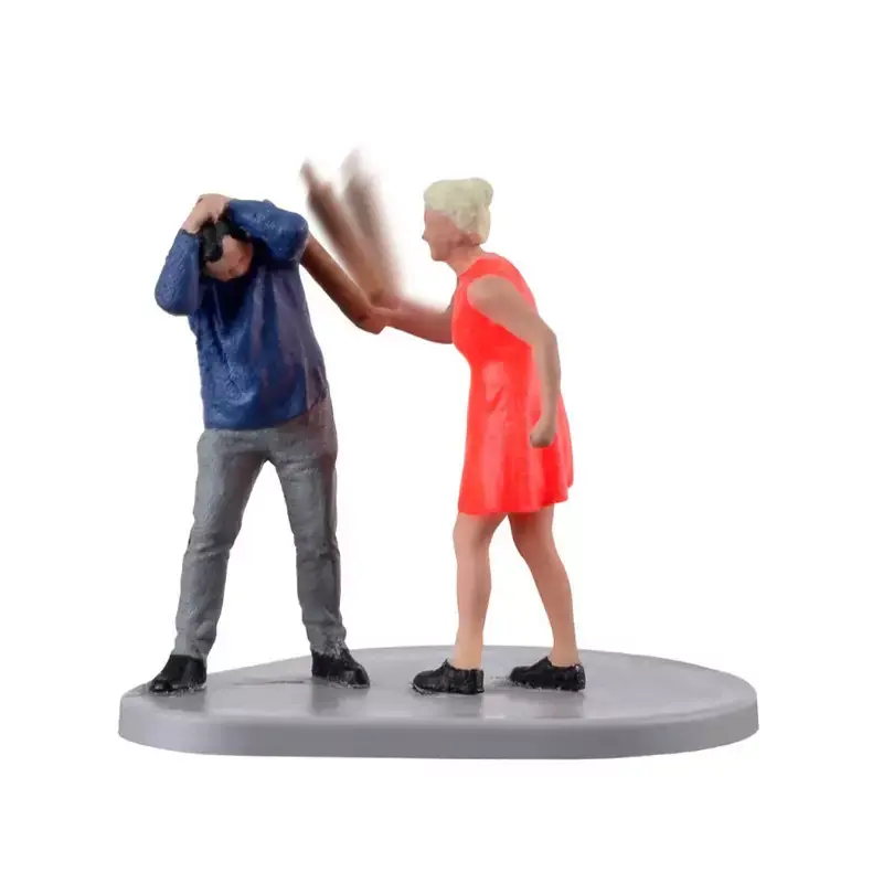 Certifié VIESSMANN 1512 Scène De Ménage Animée - HO 1/87