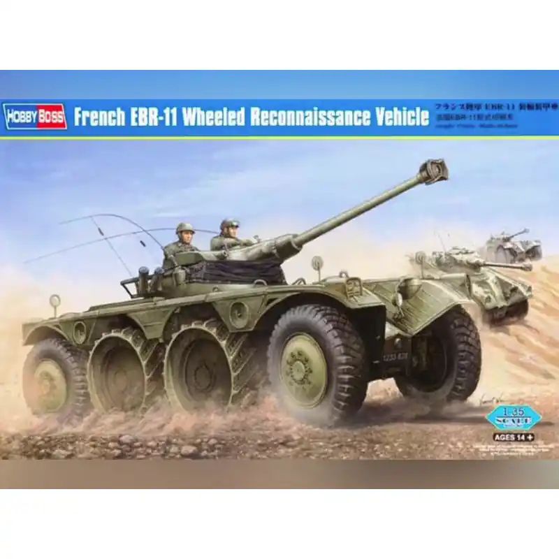 Prix Cassé HOBBY BOSS 82490 EBR-11 À Roues Véhicule De Reconnaissance - Échelle 1/35