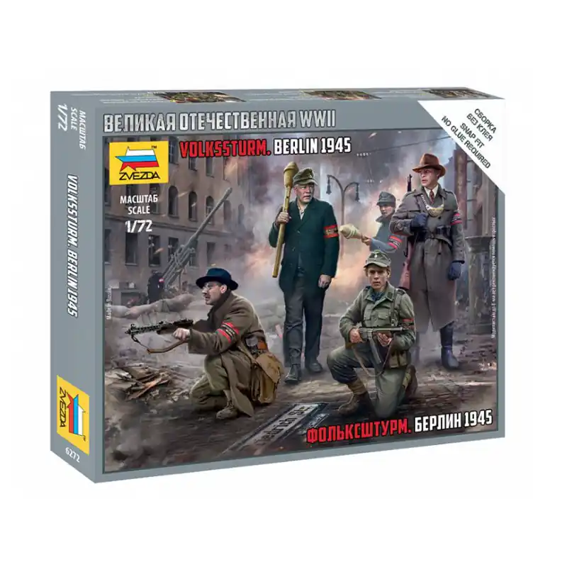 Volksturm, Berlin 1945 ZVEZDA 6272 - 1/72 Meilleure Vente