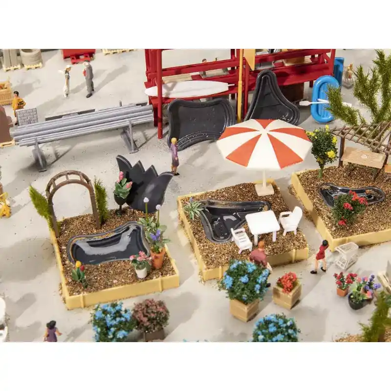 Faller 180342 Kit D’Aménagement Centre De Jardinage - HO 1/87 Populaire