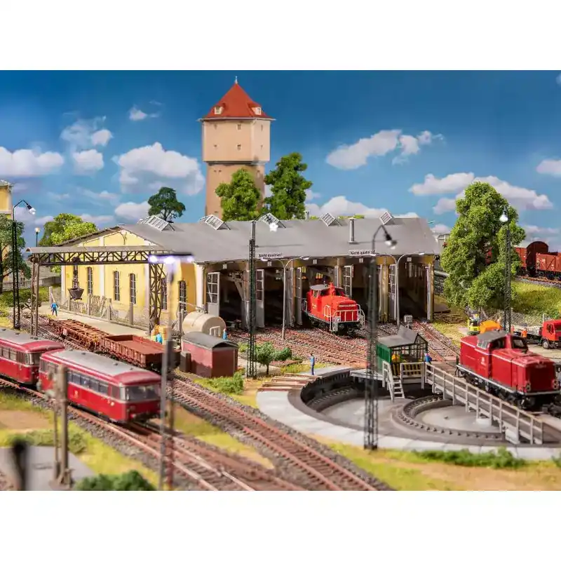 Must-Have FALLER 120081 Rotonde Freilassing 5 Portes - HO 1/87