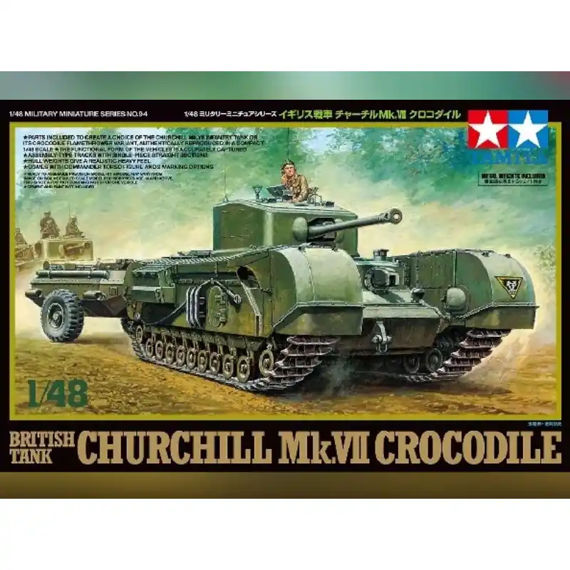 Meilleur Choix Tamiya 32594 Churchill Mk.VII Crocodile - 1/48