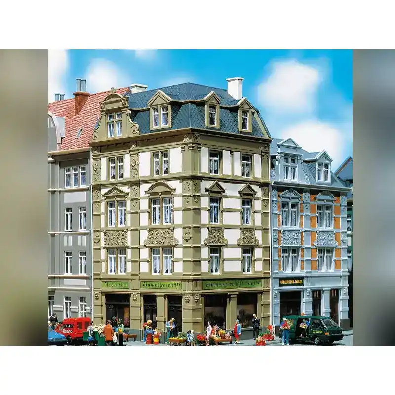 FALLER 130916 Immeuble D‘angle Goethestrasse 62 - HO 1/87 Produit De Marque