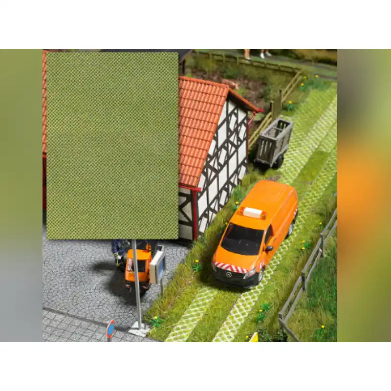 BUSCH 7430 Plaque Décorative 3d Lawn Grid Stones 200X140Mm Petit Prix
