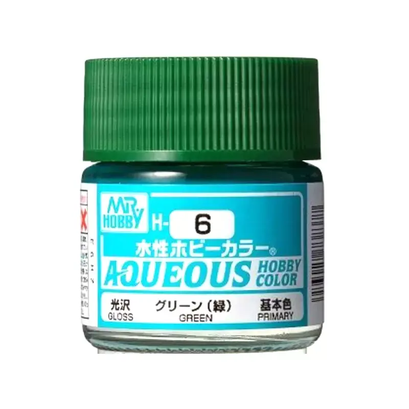pot acrylique 10 ml H-006 Vert Brillant Mr Hobby Gunze Aqueous Certifié