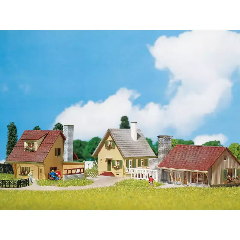FALLER 232221 3x Maisons - N 1/160 Commander Maintenant