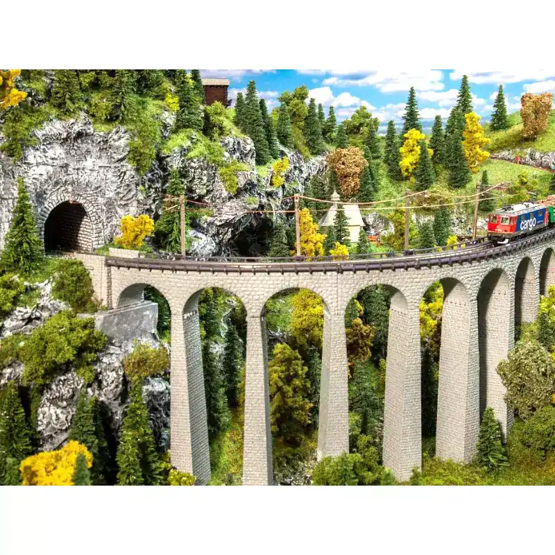 Promotion Faller 222596 Ensemble De Viaduc De Landwasser - N 1/160