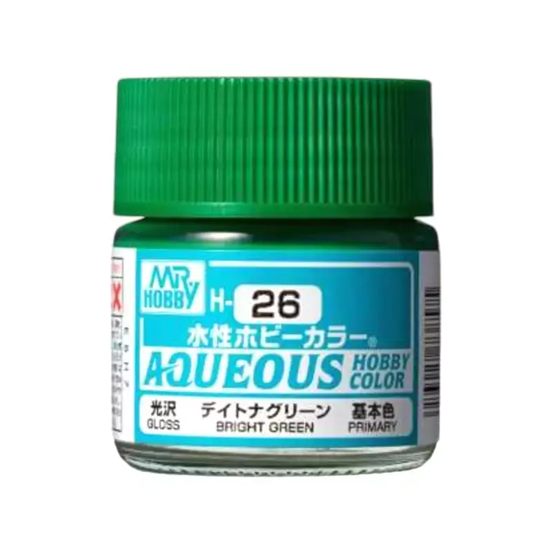 pot acrylique 10 ml H-026 Vert Brillant Mr Hobby Gunze Aqueous Super Prix