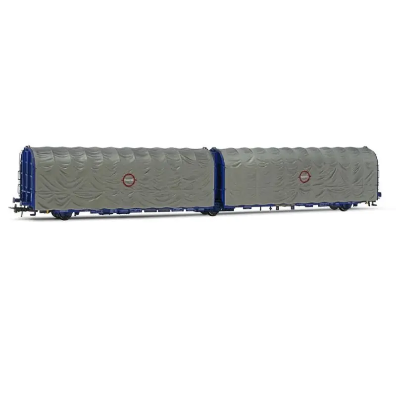 Top Vente ELECTROTREN HE6042 Wagon Bâché 3 Essieux Lailps TRANSFESA, Ép. IV RENFE - HO 1/87