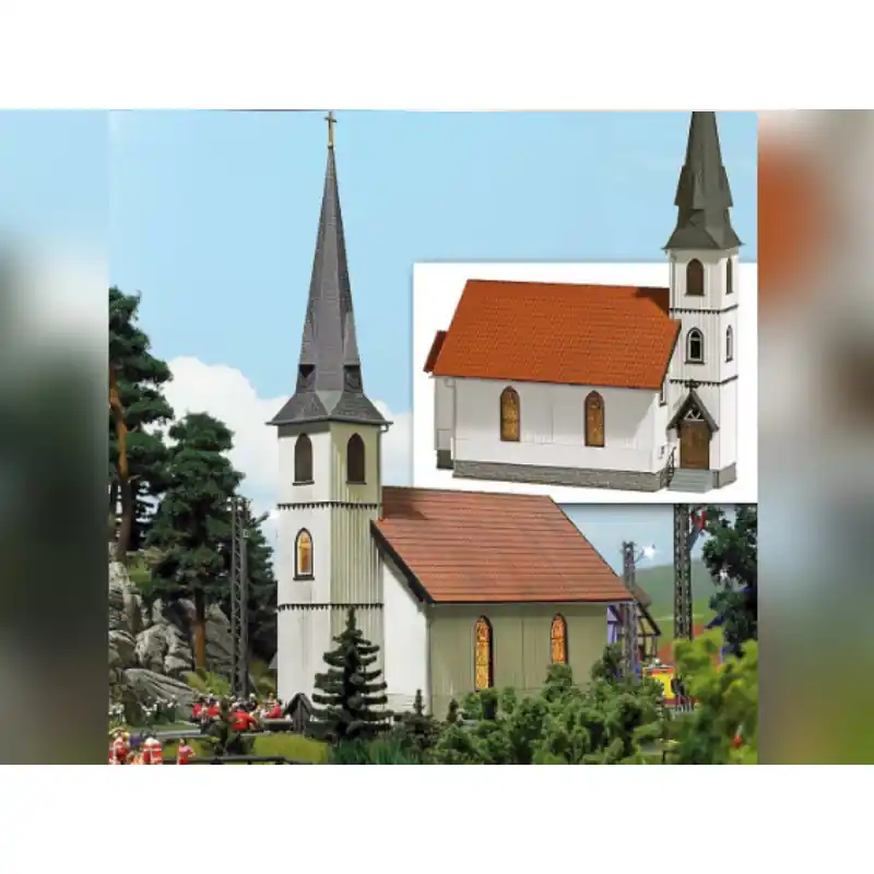 Meilleure Vente BUSCH 1430 Église « Misère » Lasercut - HO 1/87
