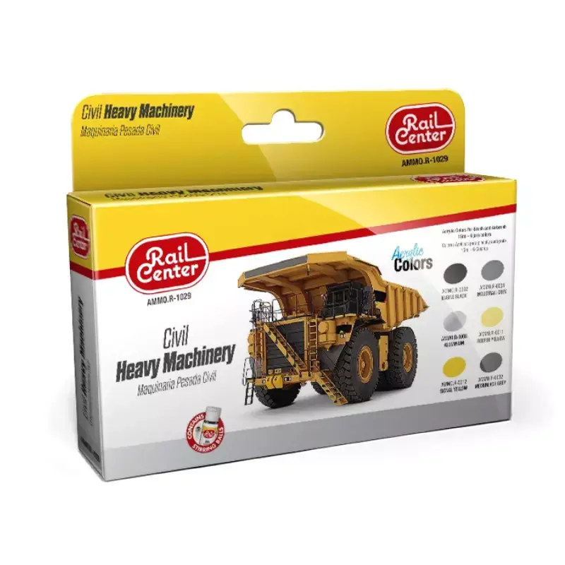 AMMO R-1029 Set 6x 15ml Engins De Travaux Rail Center Petit Prix