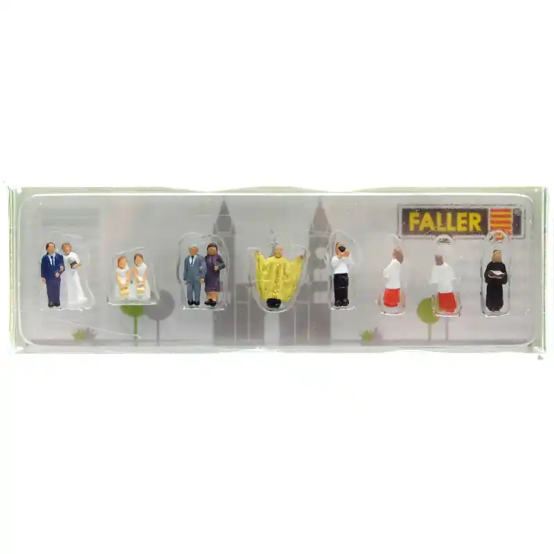 FALLER 155605 Couple De Mariés Avec Prêtre - N 1/160 Offre Limitée