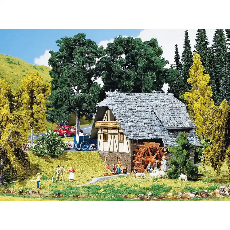 FALLER 130387 Maison Avec Moulin - HO 1/87 Prix Promo
