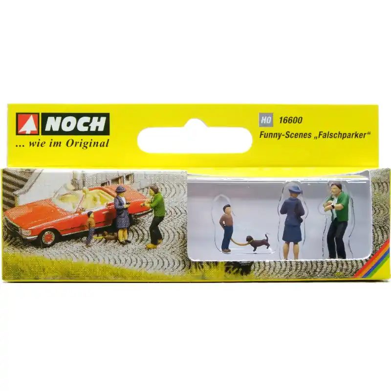 NOCH 16600 Mini Scène "Stationnement Illégal" - HO 1/87 Offre Exclusive