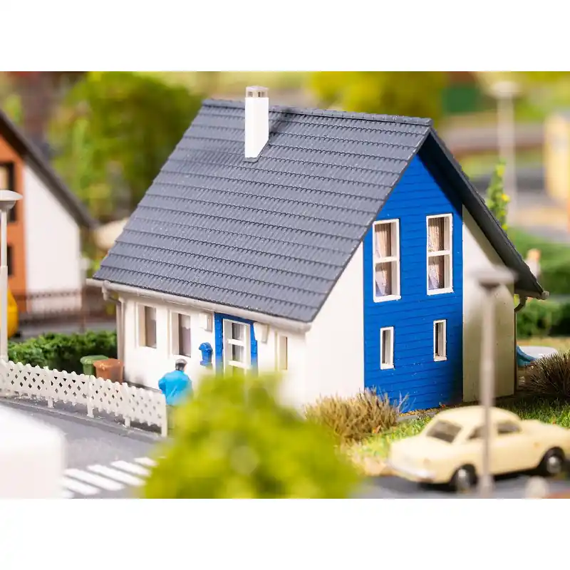 FALLER 232146 Petite Maison Individuelle Bleue - N 1/160 Commander Vite