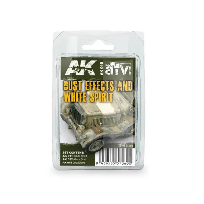 Top Vente AK INTERACTIVE AK060 Set De Patine Effets De Poussières Et Voiles
