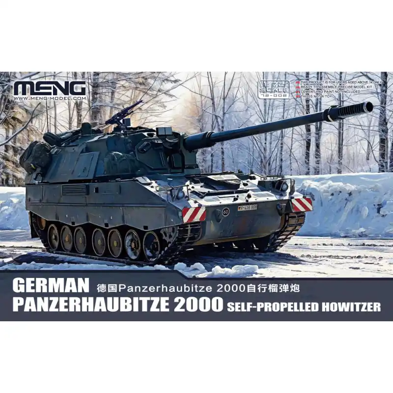 MENG 72-008 Obusier Automoteur Allemand Panzerhaubitze 2000 - Échelle 1/72 Bon Marché