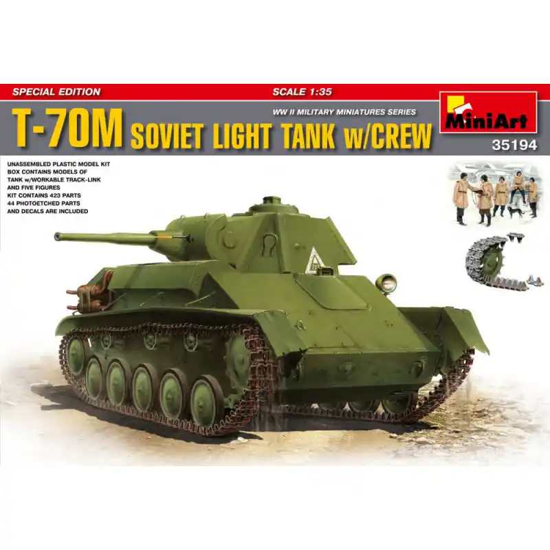 MINIART 35194 Char T-70m Édition Spéciale - 1/35 Achat Immédiat