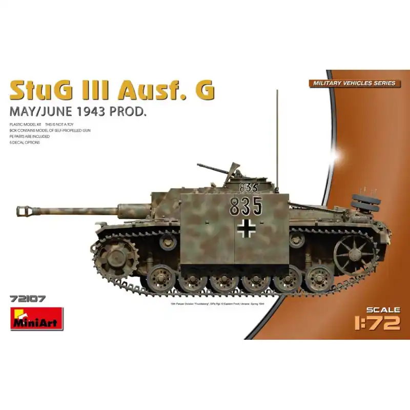 MINIART 72107 Char StuG III Ausf. G Mai/Juin 1943 - 1/72 Remise